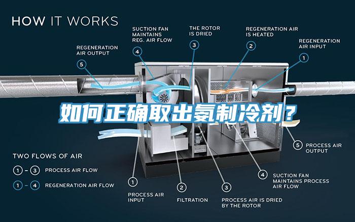 如何正確取出氨制冷劑？