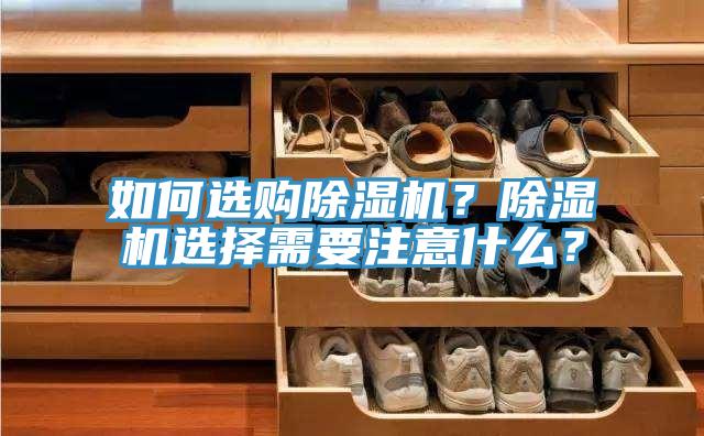 如何選購除濕機？除濕機選擇需要注意什么？