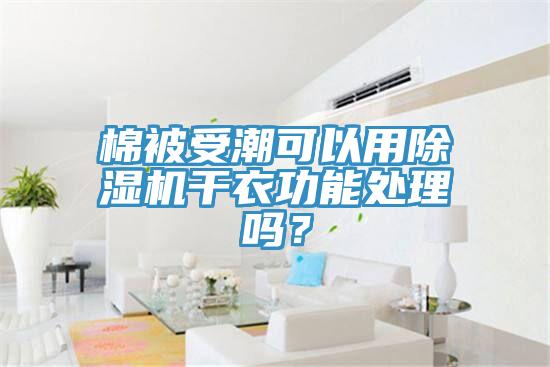 棉被受潮可以用除濕機(jī)干衣功能處理嗎？