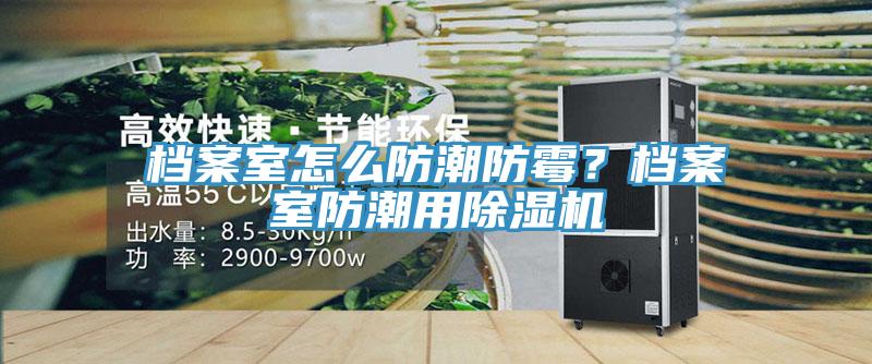 檔案室怎么防潮防霉？檔案室防潮用除濕機