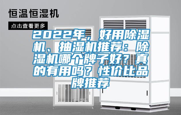 2022年，好用除濕機、抽濕機推薦：除濕機哪個牌子好？真的有用嗎？性價比品牌推薦