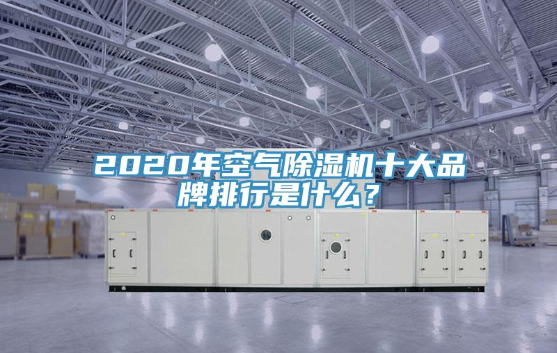 2020年空氣除濕機十大品牌排行是什么？