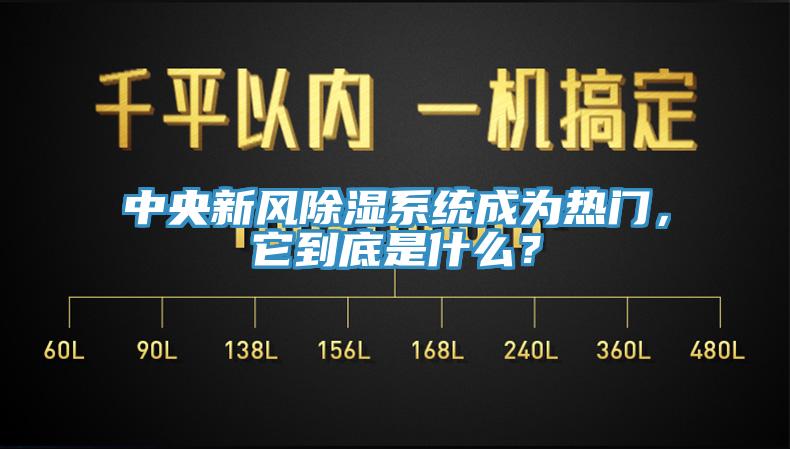 中央新風除濕系統成為熱門，它到底是什么？