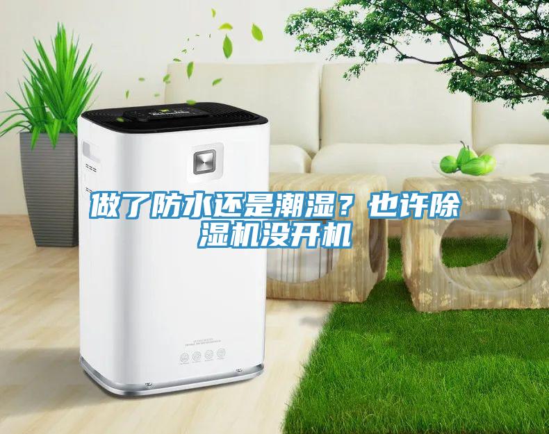 做了防水還是潮濕？也許除濕機沒開機