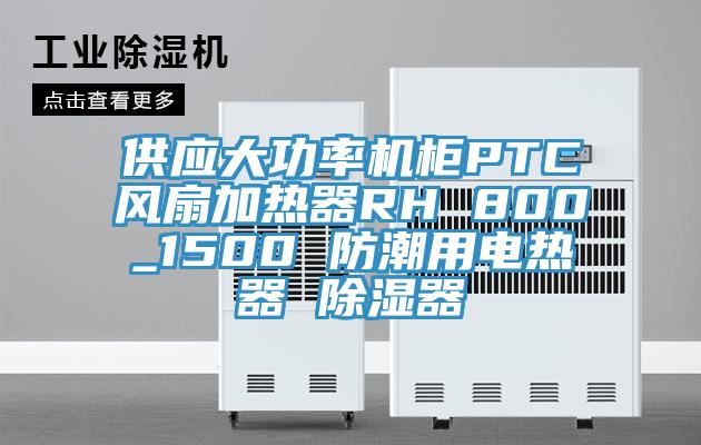 供應(yīng)大功率機(jī)柜PTC風(fēng)扇加熱器RH 800_1500 防潮用電熱器 除濕器