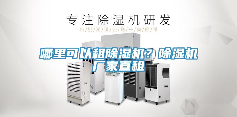 哪里可以租除濕機？除濕機廠家直租