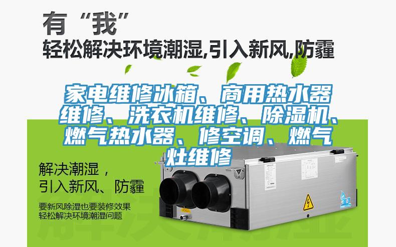 家電維修冰箱、商用熱水器維修、洗衣機維修、除濕機、燃氣熱水器、修空調、燃氣灶維修