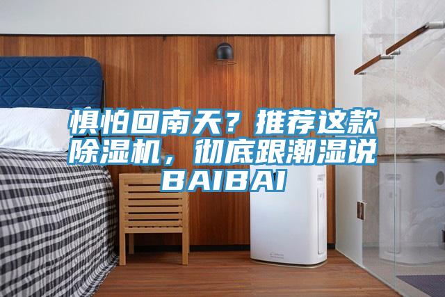 懼怕回南天？推薦這款除濕機(jī)，徹底跟潮濕說BAIBAI