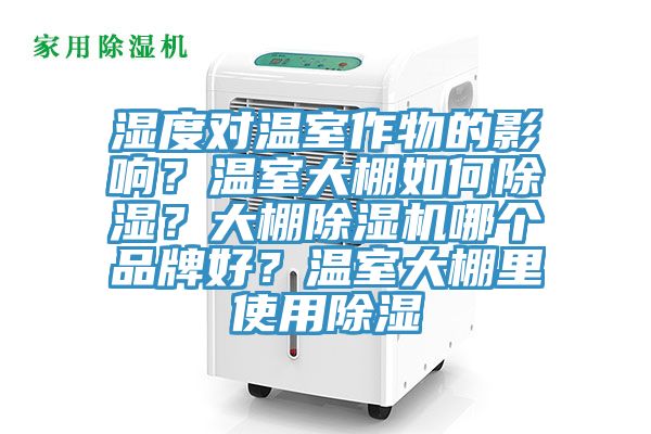 濕度對溫室作物的影響？溫室大棚如何除濕？大棚除濕機哪個品牌好？溫室大棚里使用除濕