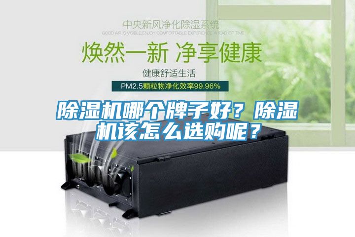 除濕機哪個牌子好？除濕機該怎么選購呢？