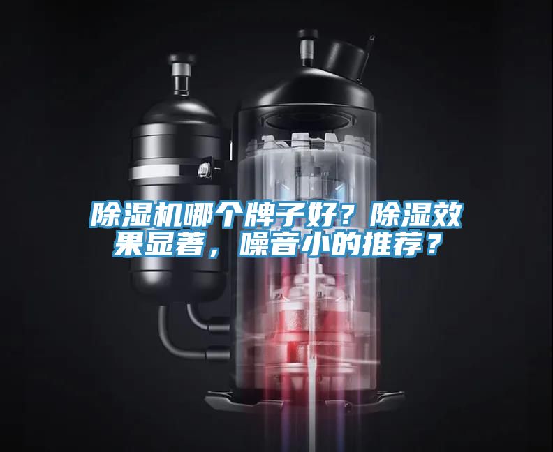 除濕機哪個牌子好？除濕效果顯著，噪音小的推薦？